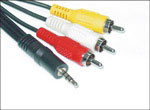 Microconnect 3.5mm - 3XRCA (5m) (AVLD5)